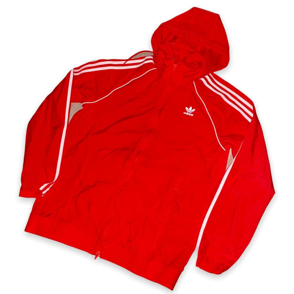Adidas Originals Vintage Rare SST Windbreaker Jacket Nylon Glanz - Picture 4 of 10